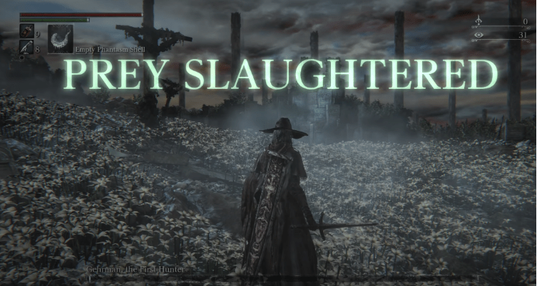 Defeating Orphan of Kos final boss Bloodborne victory